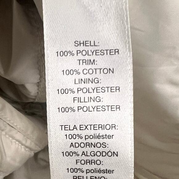 Chico's Women's M Vest Quilted Puffer Polka Dot Full Zip Lightweight Casual Chic - Picture 5 of 9